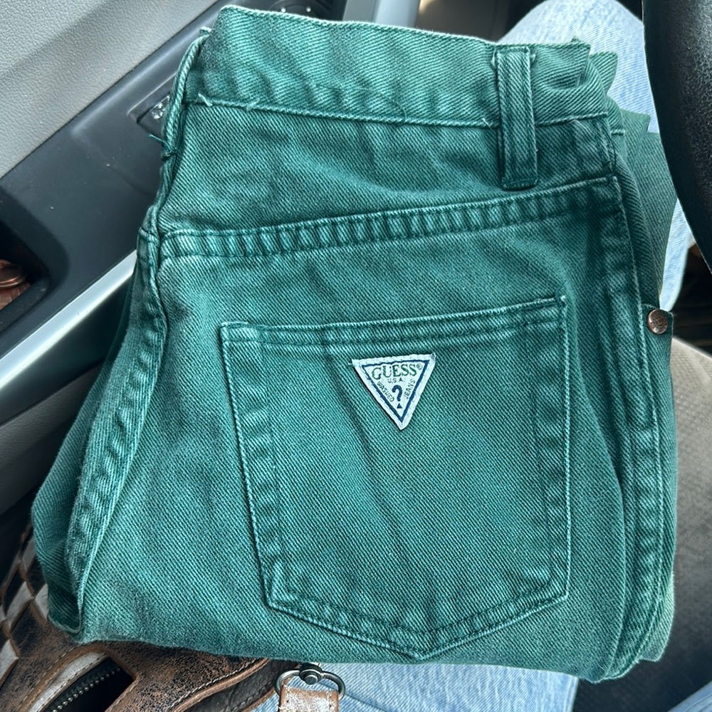 Guess Teal Denim Pants